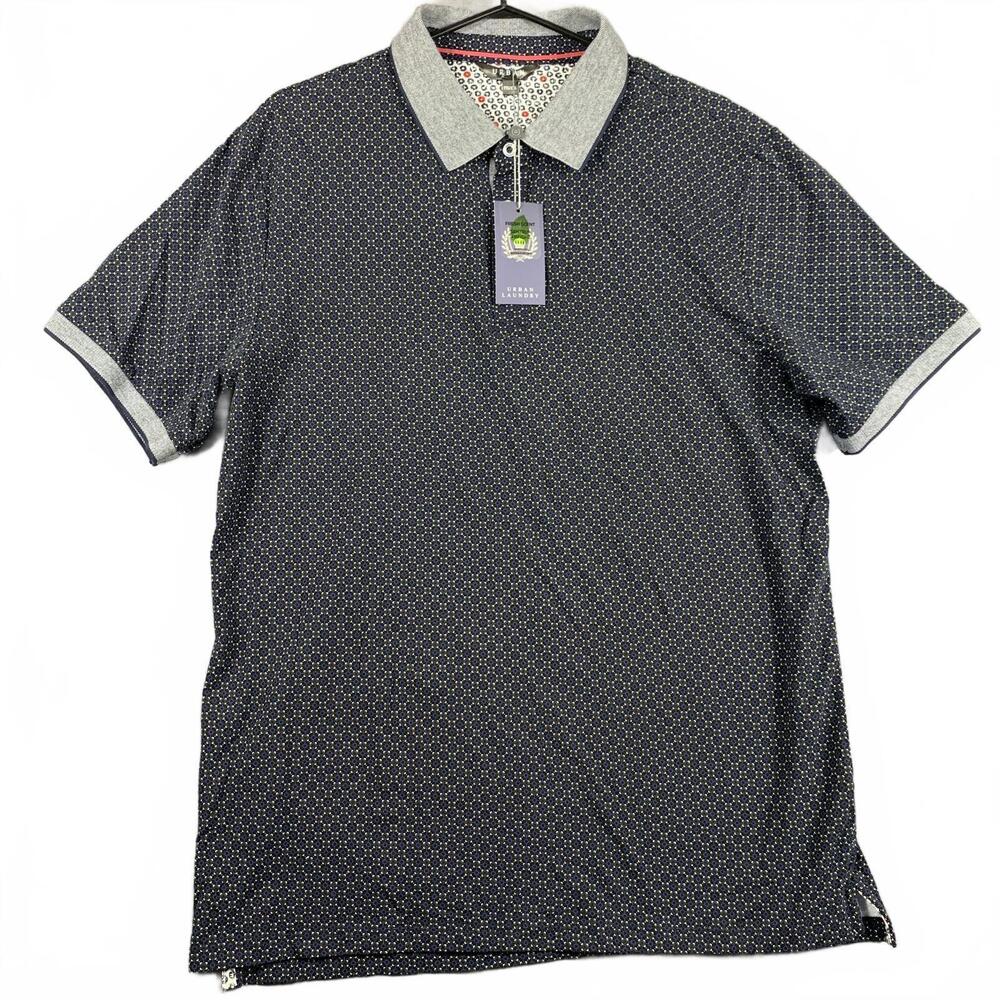 NWT Urban Mens Size XXL Short Sleeve Polo Shirt - Stylish and Comfortable